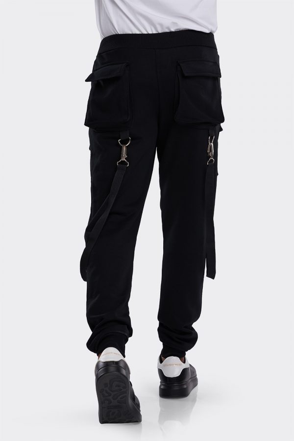 Dancing Cargo pants with strings - Black - Nachke Dance fashion